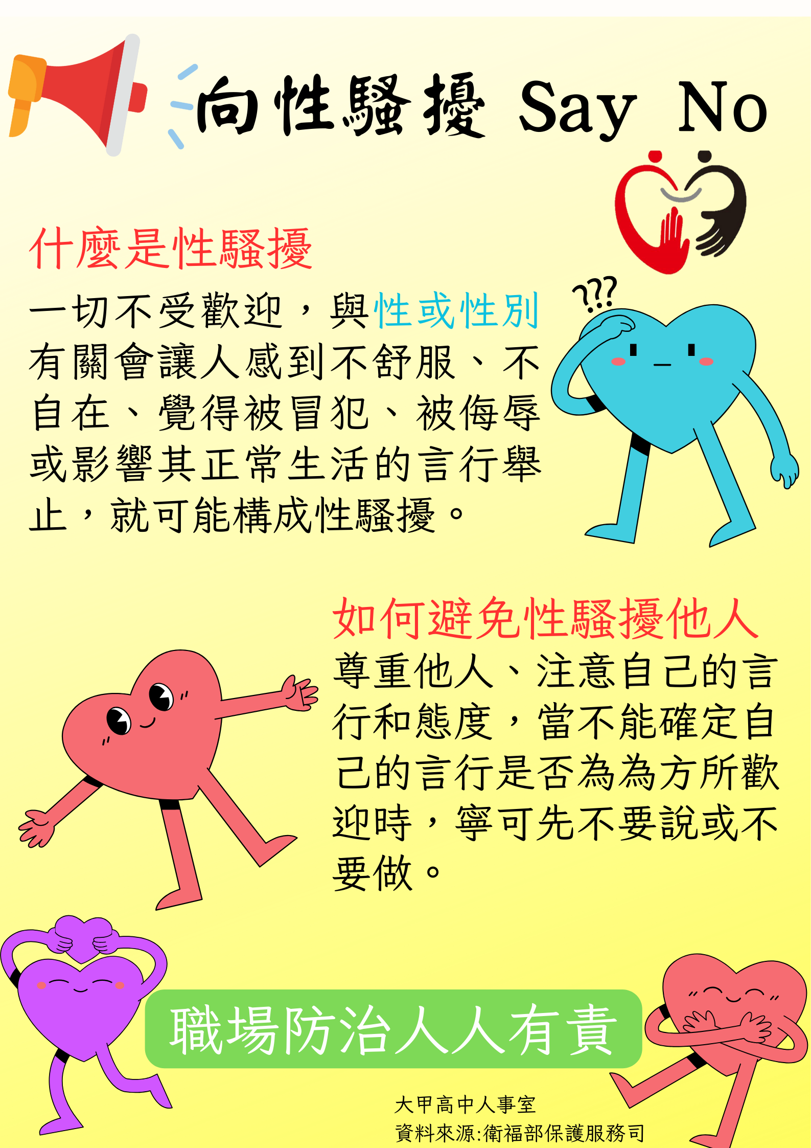 向性騷擾 Say No